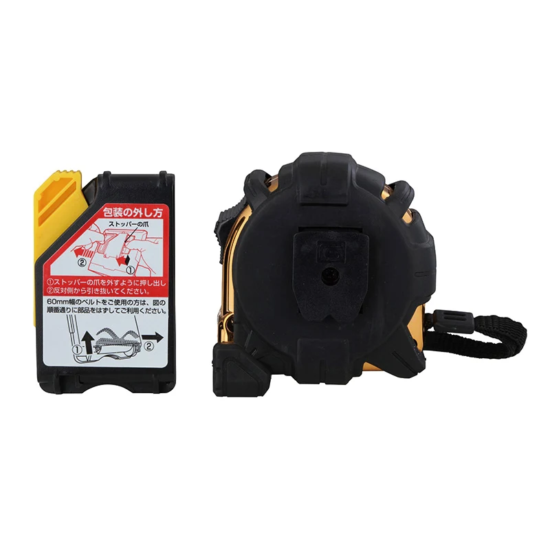 TAJIMA G3 Series Gold Steel Tape Measure 5.0/5.5/7.5m - Double-Sided High Precision Ruler with Chain Buckle image 4