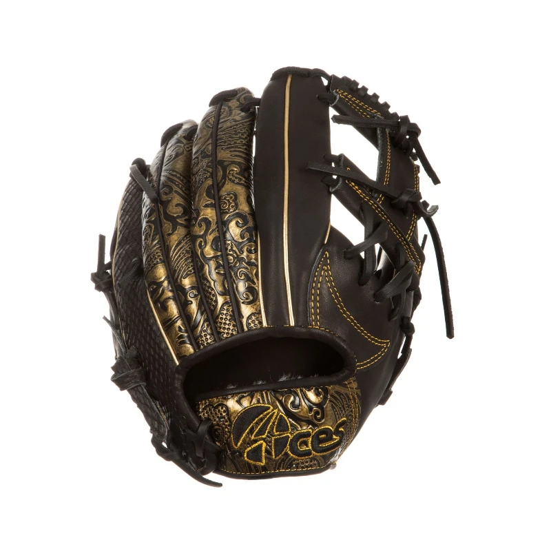 

Black Gold Japanese American Cowhide Cowhide Kip High Quality Size Color Baseball Gloves Softball Gloves