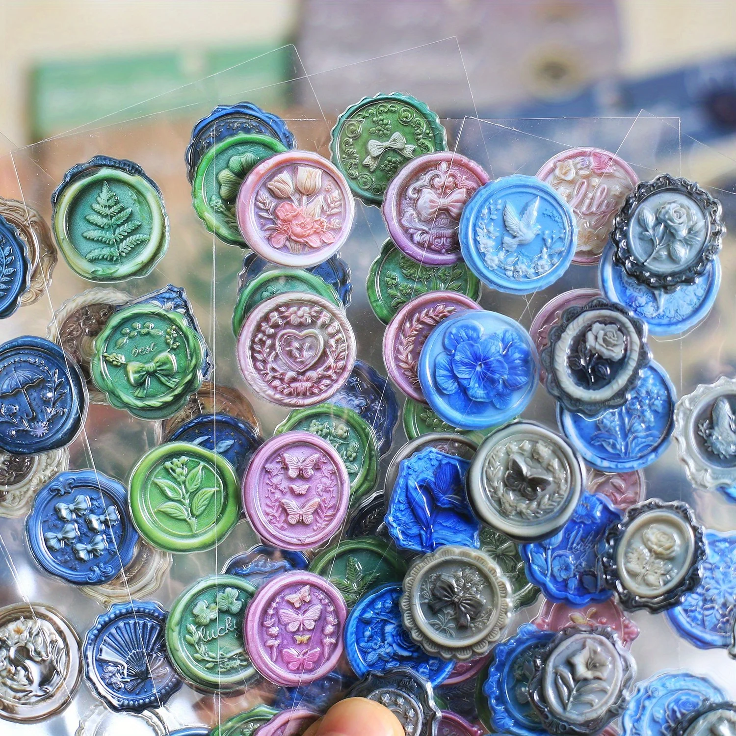 Journamm сургучная печать наклейки конверт печать наклейка самоклеящиеся цветочные восковые наклейки мусорный журнал наклейки для украшения скрапбукинга