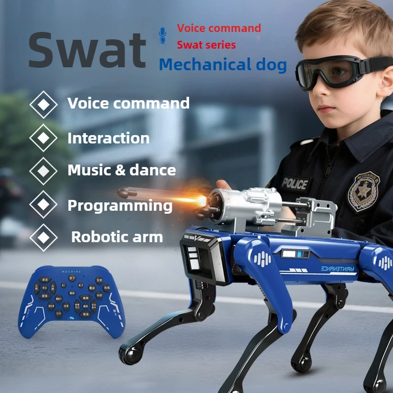 Cool Stuff – cadeau amusant, programmation intelligente AI, Robot chien bionique, voitures Rc d'interaction vocale, voiture télécommandée, jouets pour enfants