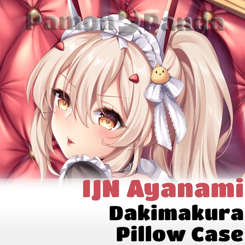 

IJN Ayanami Dakimakura Azur Lane Game Sexy Pillow Case Hugging Full Body Cushion Cover Otaku Pillowcase Bedding Decor Home Gift