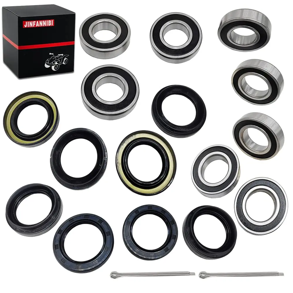 

Front & Rear Wheel Bearing Seals Kit For Yamaha Rhino 660 YXR660F 2005 2006 2007 Rhino 700 YXR700F 2008-2010 2011 2012 2013