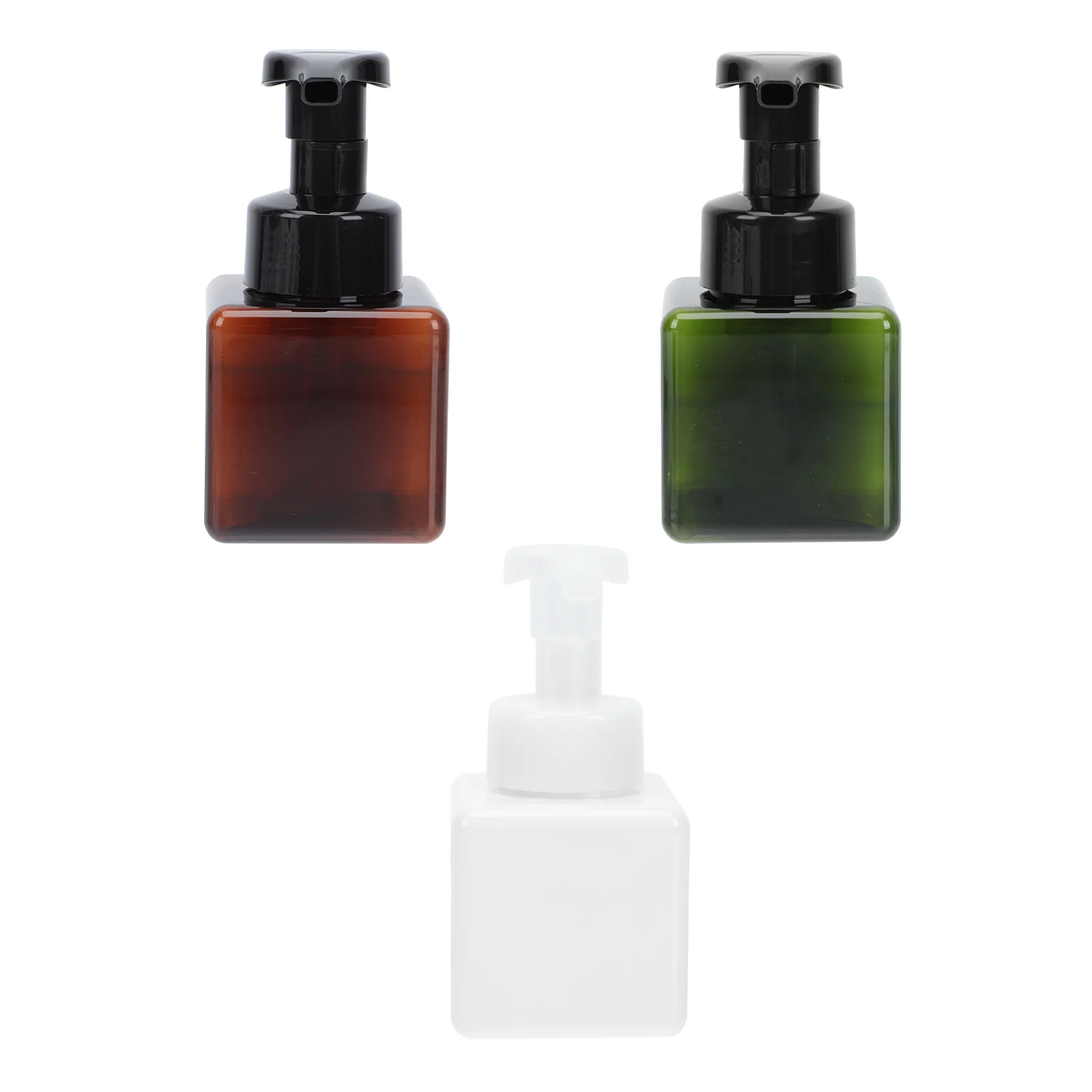 3 قطعة زجاجة توزيع الصابون الرغوي 250 مللي قابلة لإعادة الملء وقابلة لإعادة الاستخدام مانعة للتسرب ومضادة للكسر محمولة للسفر والمنزل والحمام والمطبخ #5