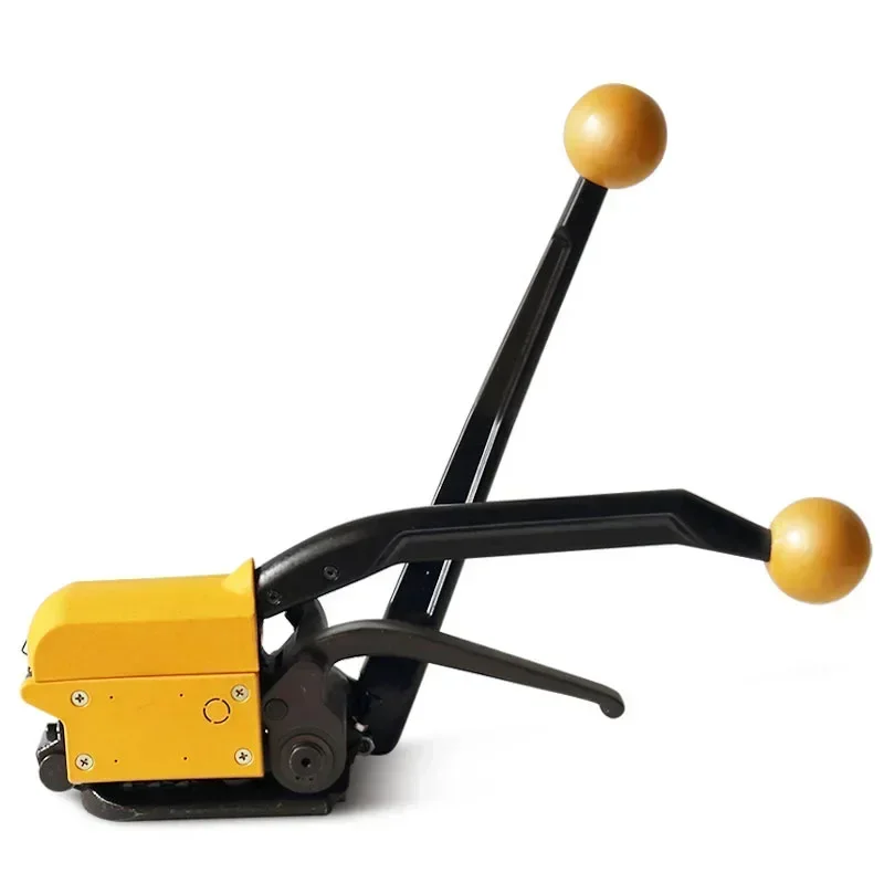 

Handheld Manual Steel Strapping Tool A333 Buckle Free Sealless For 13/16/19mm Strapping Excellent Handheld Steel Strapping