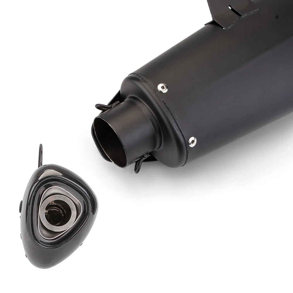 51mm Motorcycle Exhaust pipe Modified Muffler With db killer For R7 Z400 XJ6 MT07 Z1000 CBR600RR TNT600 FZ8 Alpha