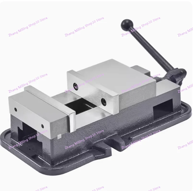 Imagem -05 - Alicata Plana de Nariz Fixo Angular de Alta Precisão Prensa de Mesa Hidráulica para Fresadoras Resistente Industrial 4