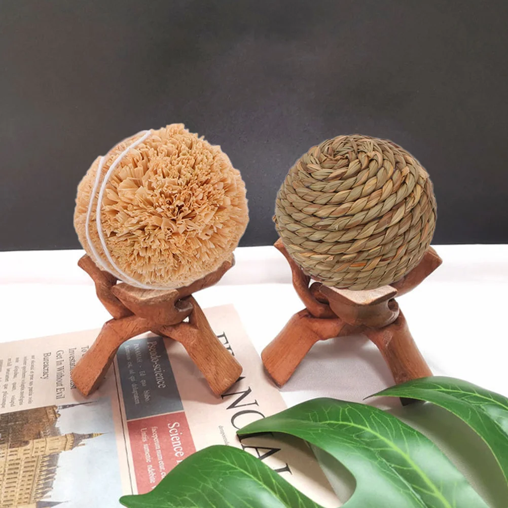 

10Pcs Water Grass Ball Straw Ornament Handmade Natural Woven Balls Lightweight Vase Bowl Filler Home Decor