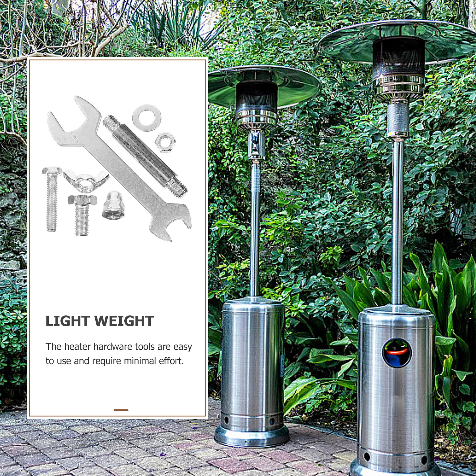 

Наборы инструментов для обогревателя патио, уличные аксессуары, запасные части из нержавеющей стали, набор оборудования для обогревателей, комплект винтов, портативный