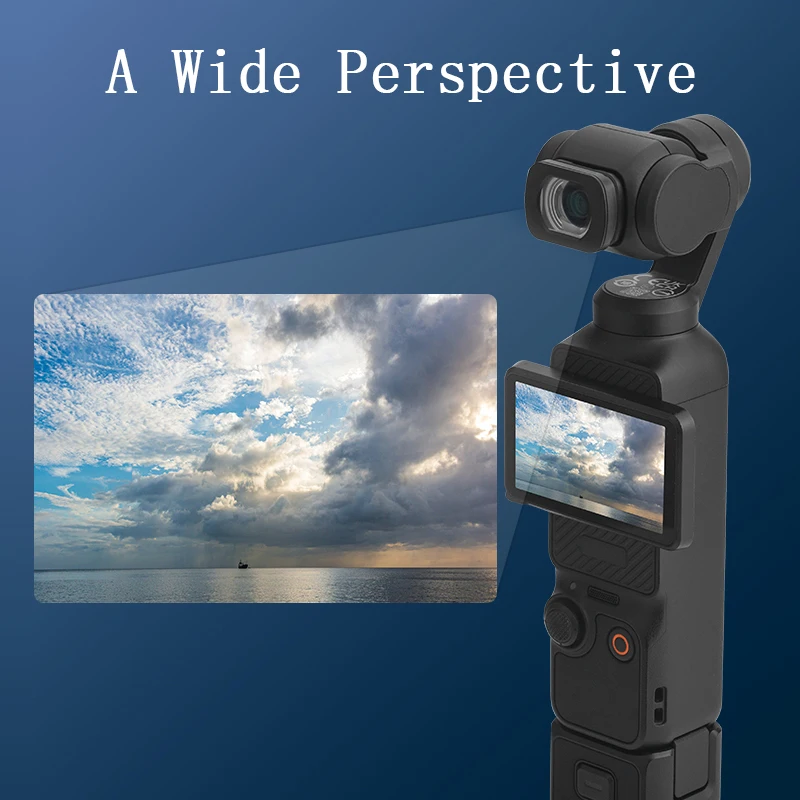 Широкоугольный фильтр для DJI Pocket 3, получите больше сцены, карданный ручной широкоугольный фильтр для объектива камеры DJI Pocket 3, аксессуары