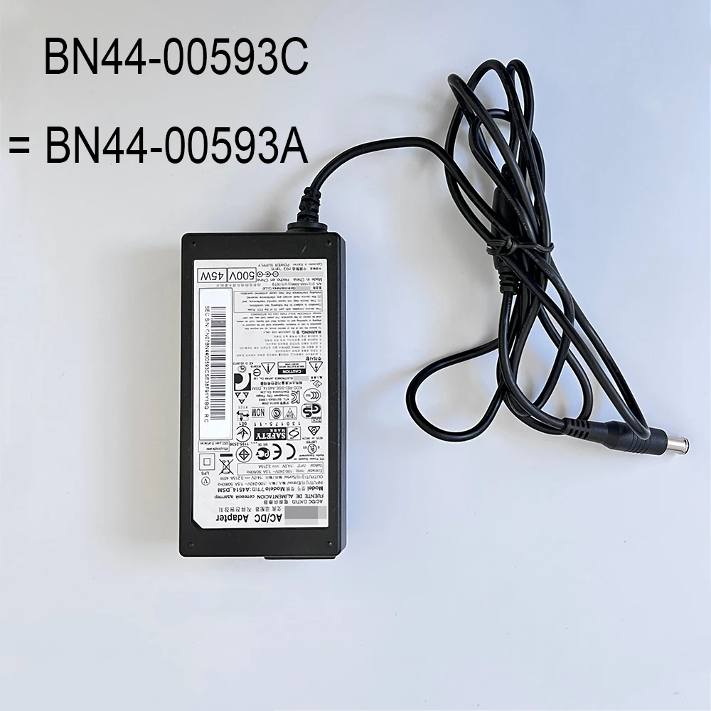 BN44-00593C = BN44-00593A A4514_DSM 모니터 AC/DC 어댑터 전원 충전기, SYNCM700TFT SYNCM770TFT SYNCM570STFT 에 적합, 14V 3.215A 45W