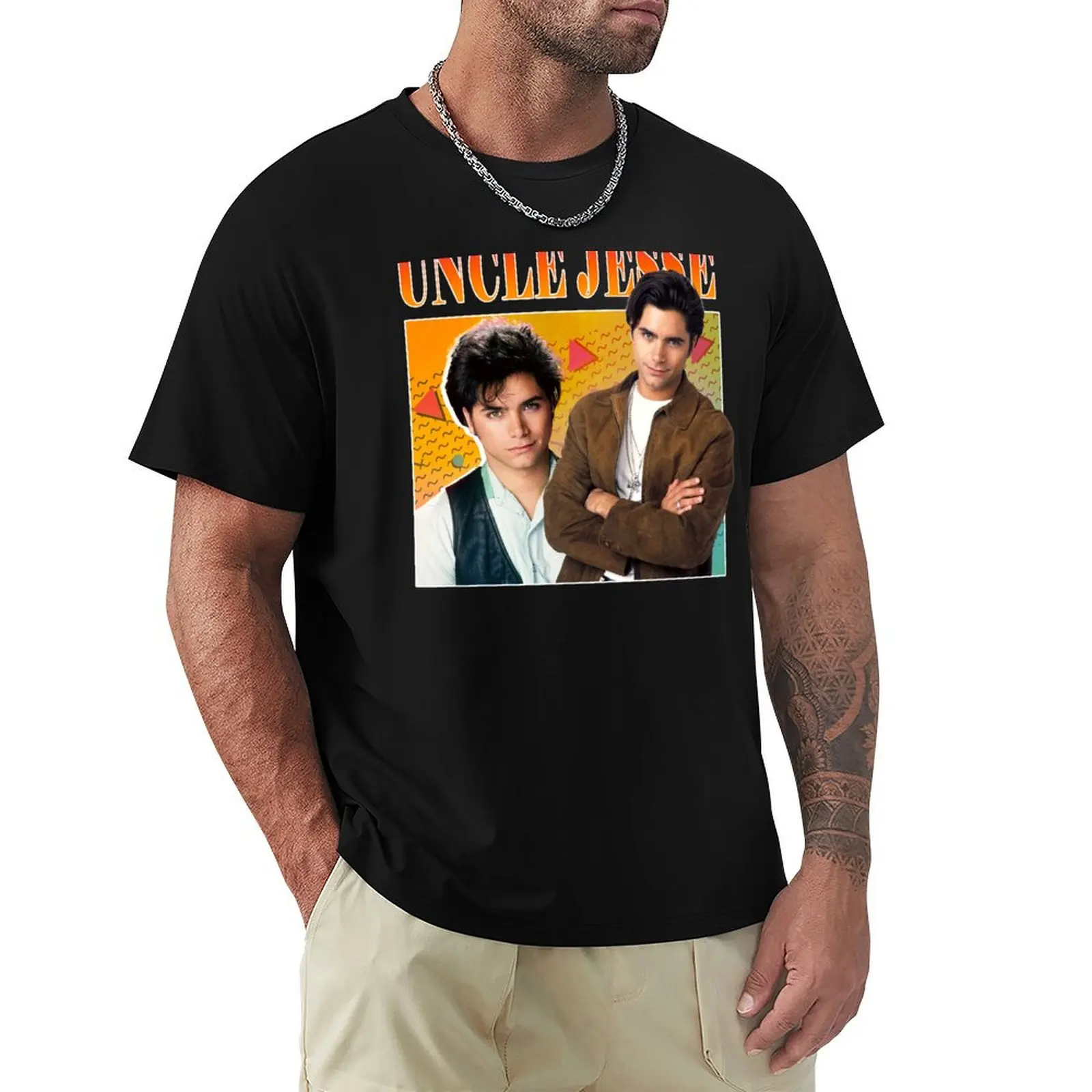 Uncle Jesse Tribute Tee T-Shirt Essential Solid Color T-Shirt