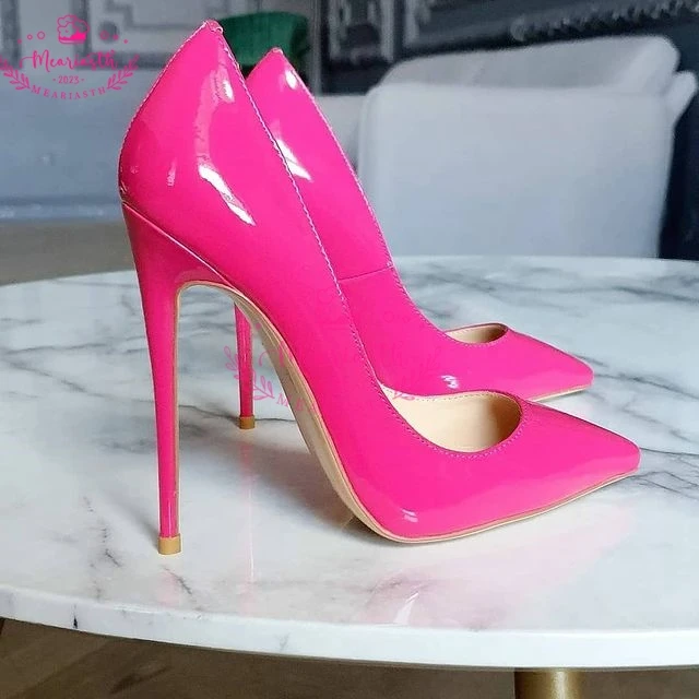 2023 Women Shoes 12cm Fashion High Heels Plus Size 43 Thin Stiletto heels Wedding Shoes Sexy Pointed Toe Ladies Party Shoes