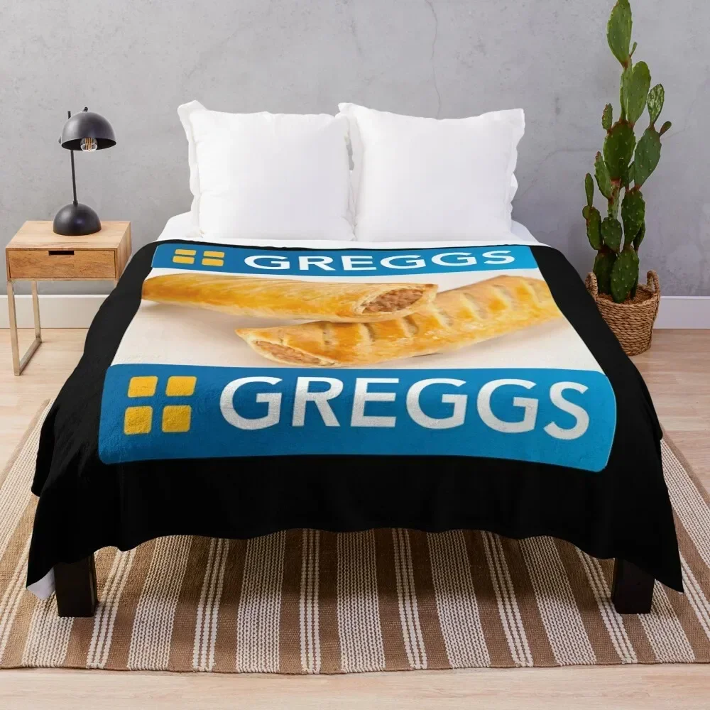 GREGGS Pasty Classic Throw Blanket Hairys Polar bed plaid valentine gift ideas Blankets