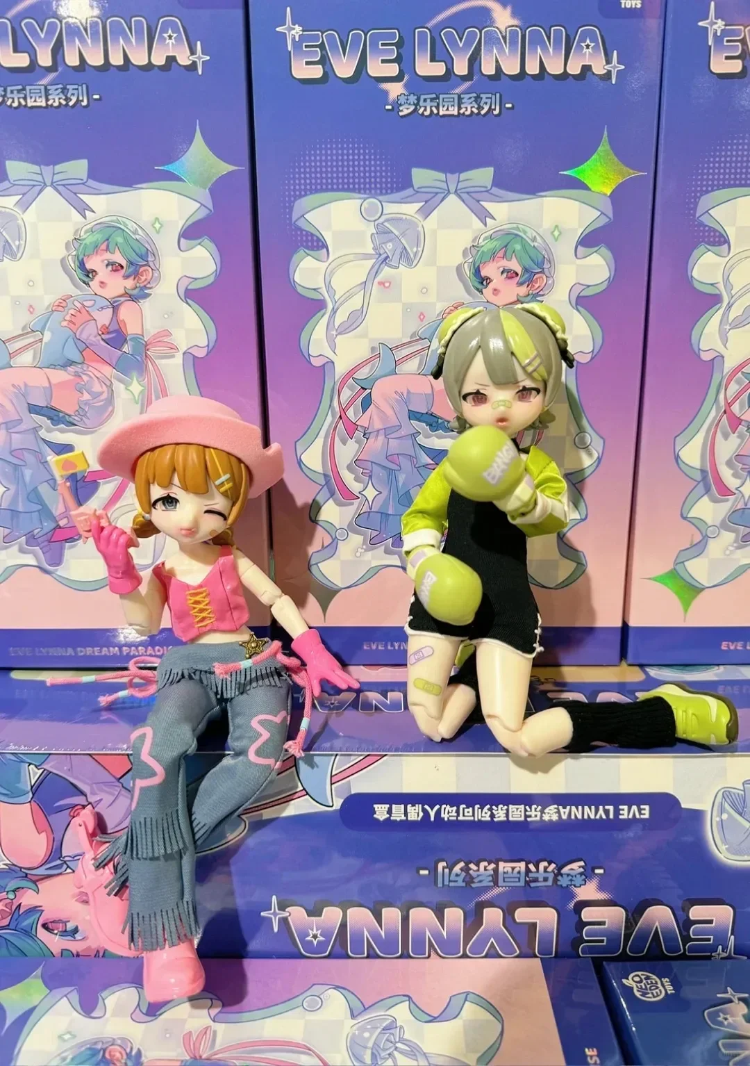 إيف لينا دريم بارك سلسلة ألعاب صندوق أعمى ، دمى متحركة ، إصدار Q ، Bjd ، Mjd ، نموذج قابل للتحصيل ، ديكور طاولة كاواي #4