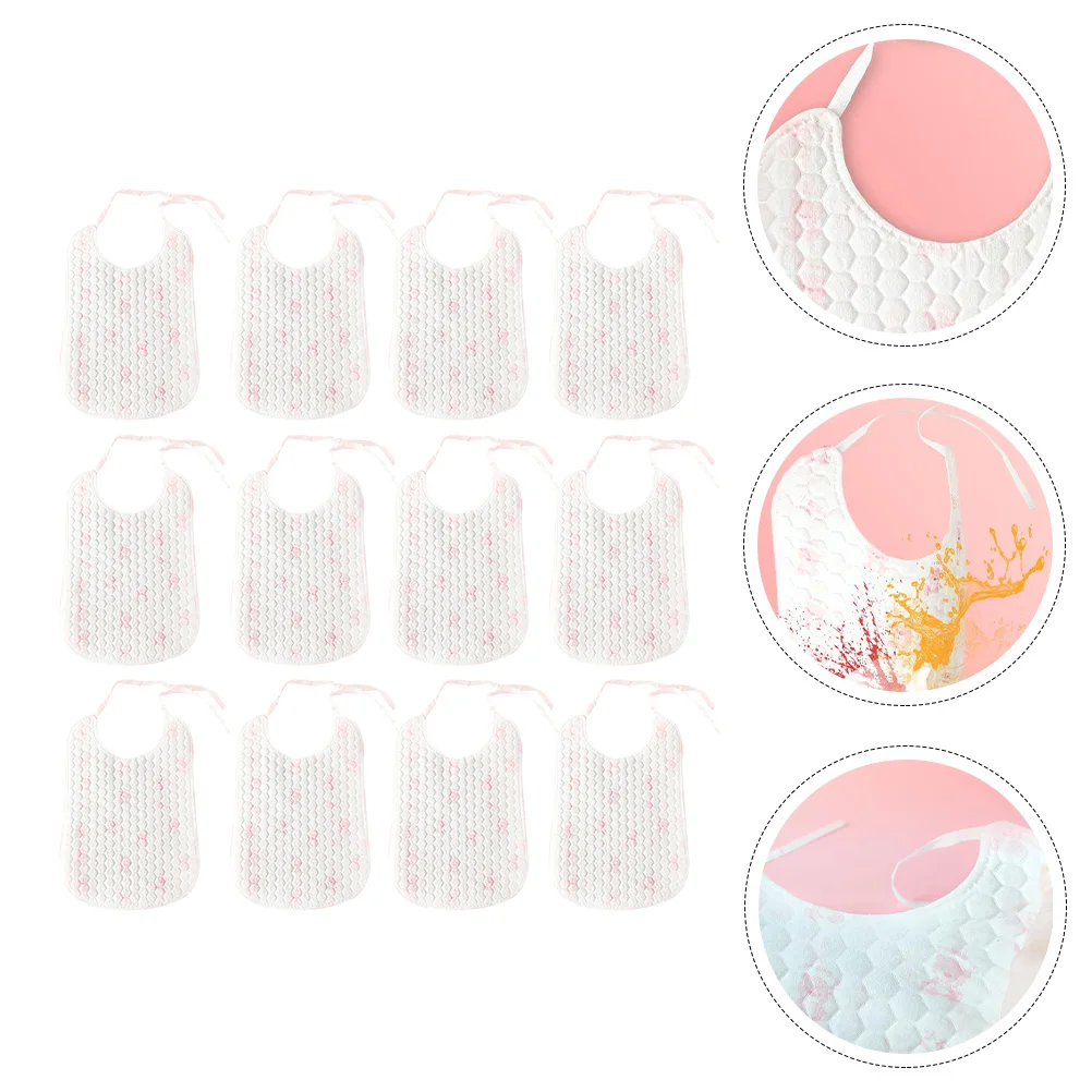 

32pcs Waterproof Portable Unisex Eating Bibs Infant Bib Unisex Portable Feeding Bib Bibs For Lunch Dining
