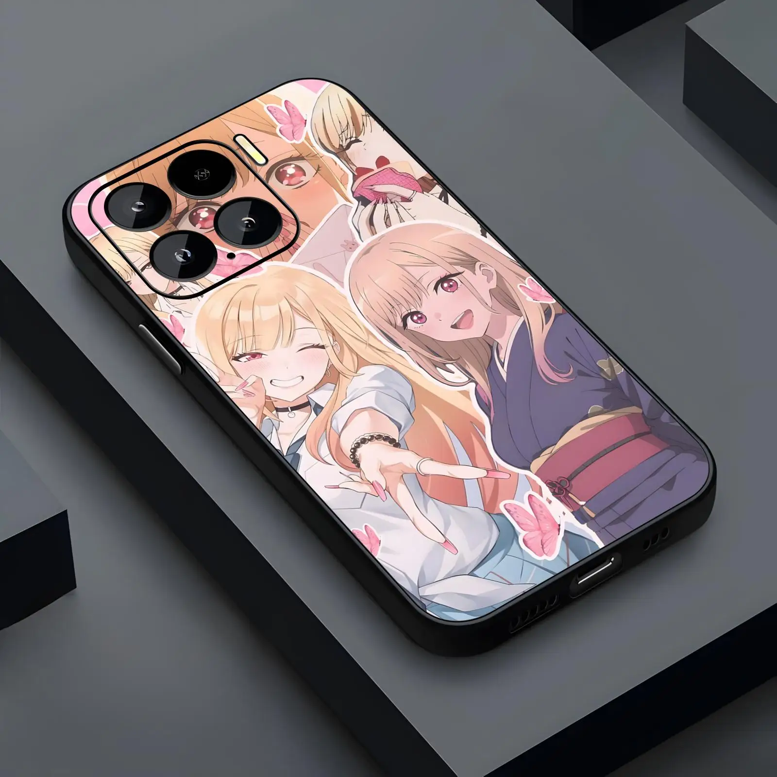 Anime My Dress-Up Darling  Phone Case For Xiaomi 17 15 14 13 12 11 T Ultra Pro Soft black Shockproof Cover