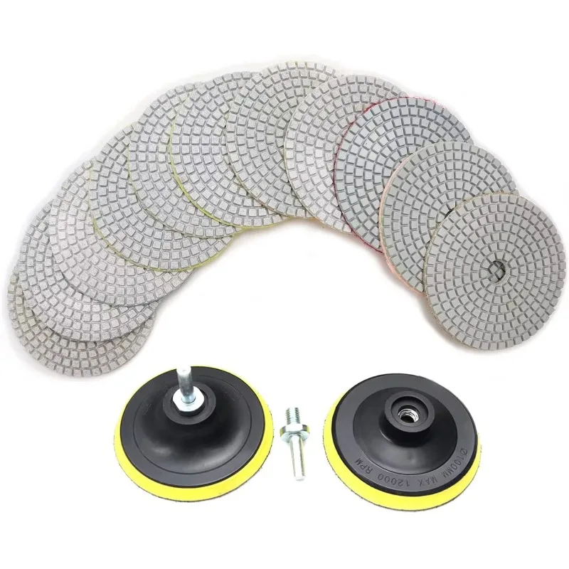 Conjunto de almofadas de polimento