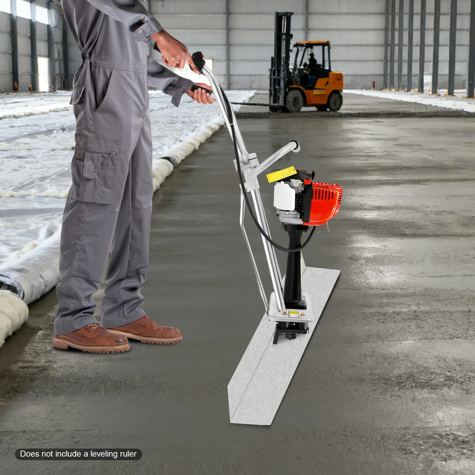 35.8CC 4-السكتة الدماغية الملموسة الاهتزازية، تبريد الهواء كامل الفولاذ المقاوم للصدأ السلطة المسمار لتسوية البناء