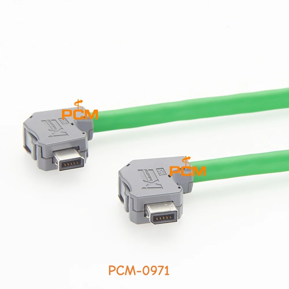 IX Industrial EtherCAT Cable IX40G-A-10S-CVL1 to IX40G-A-10S-CVL2 High Flex Ethernet Cable for Servo Amplifier Motion Control