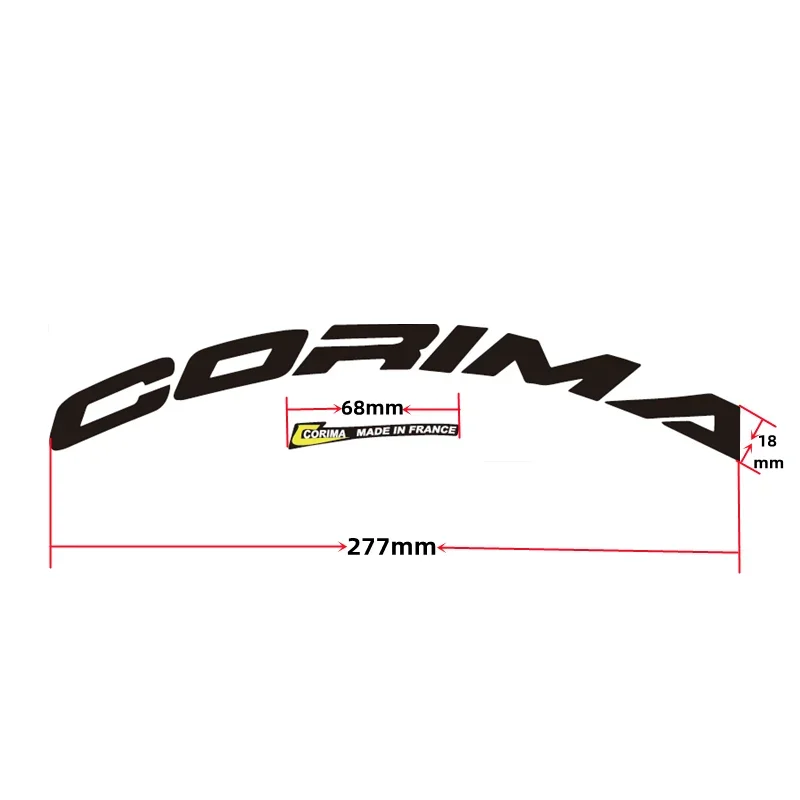 Wheels Stickers for 2022 CORIMA MCC 3 /4 / 5 SPOKE DX Vinyl MTB Road Bike Bicycle Rims Paint Protection Decals