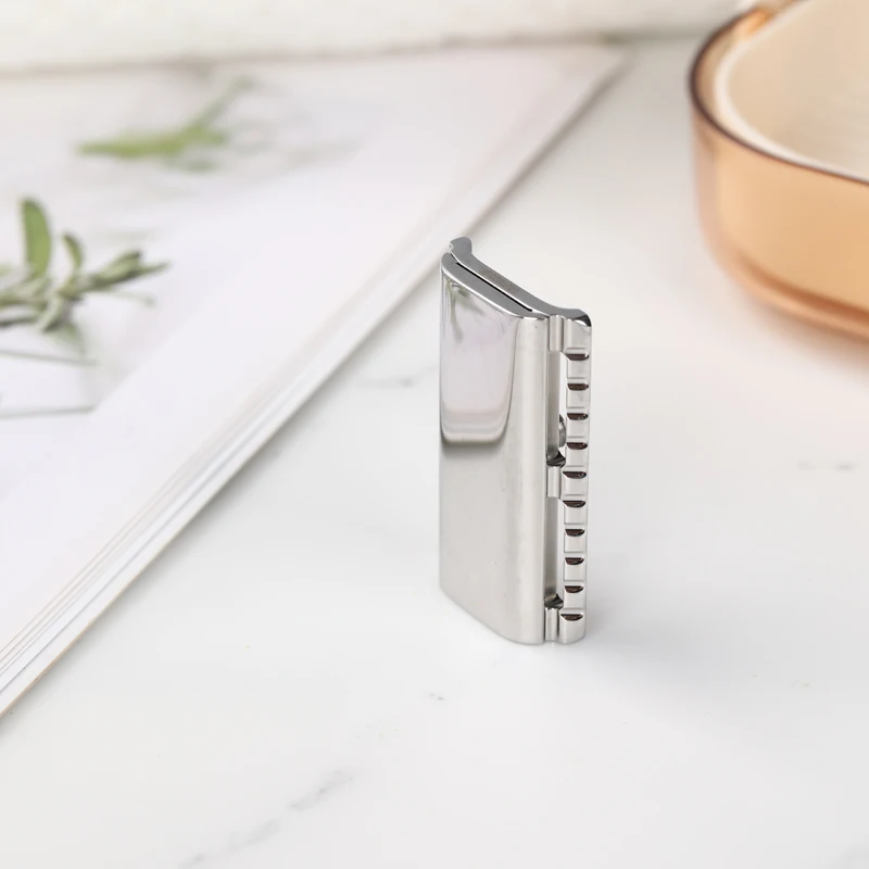 YAQI Ghost 70SP 316 Stainless Steel Polished Safety Razor Head with 0.7mm Blade Gap - Precision Shaving Tool for Barber Grade