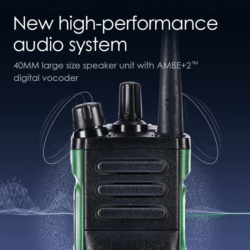 Baofeng DM32 10W Long Range DMR Walkie Talkie GPS APRS SMA AM FM NOAA AES256 Digital Analog Dual Time Slot Handheld 2 Way Radio