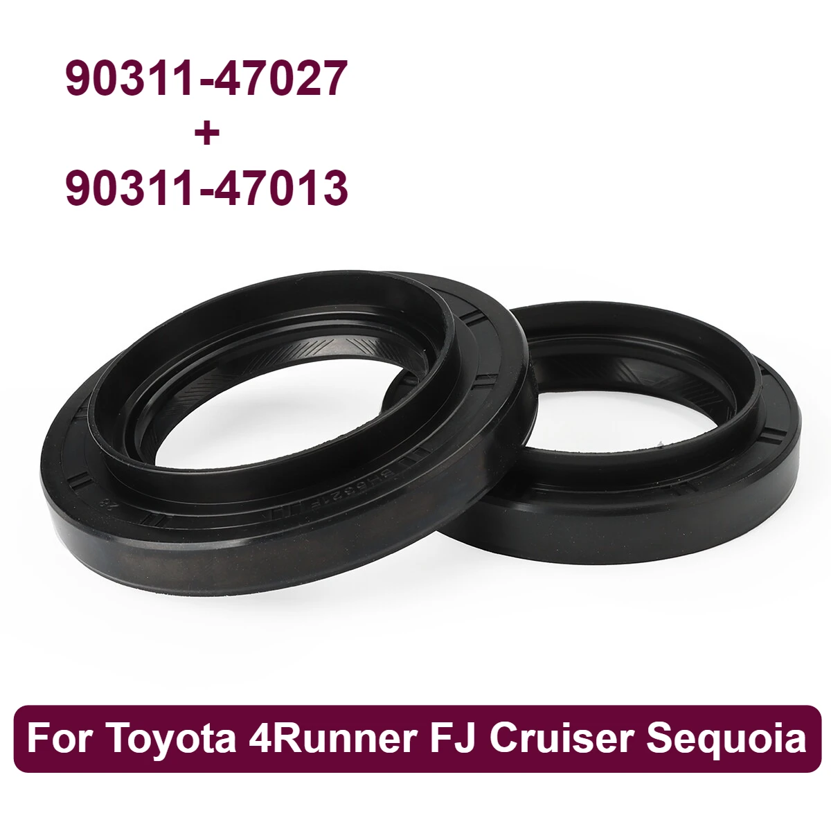 

Left and Right Front Drive Axle Shaft Oil Seal For Toyota 4Runner FJ Cruiser Sequoia 90311-47027 90311-47013