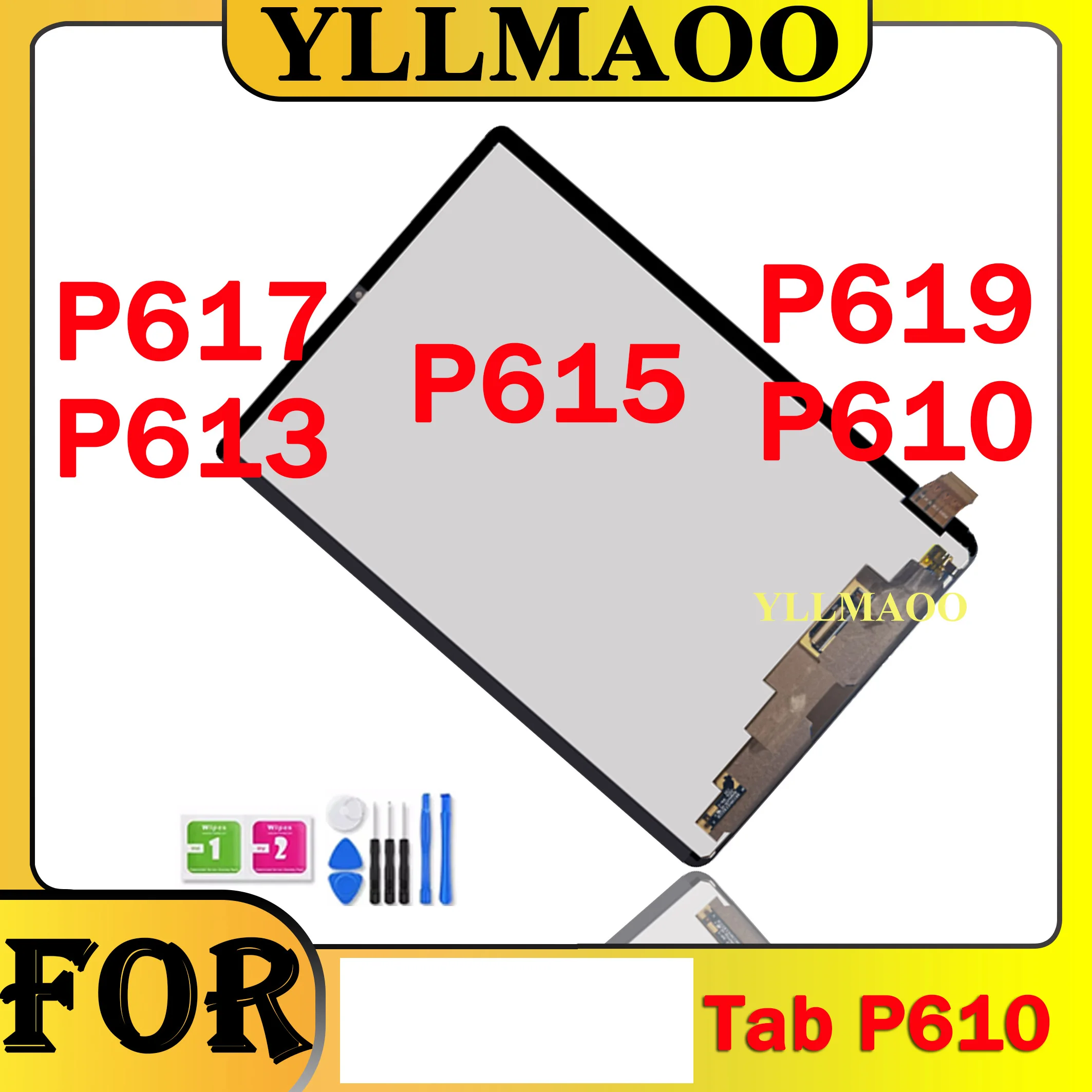 LCD For Tab S6 Lite Display SM-P610 SM-P615 SM-P615N SM-P617 P613 P619 Display Touch Digitizer Tablet Screen Replacement