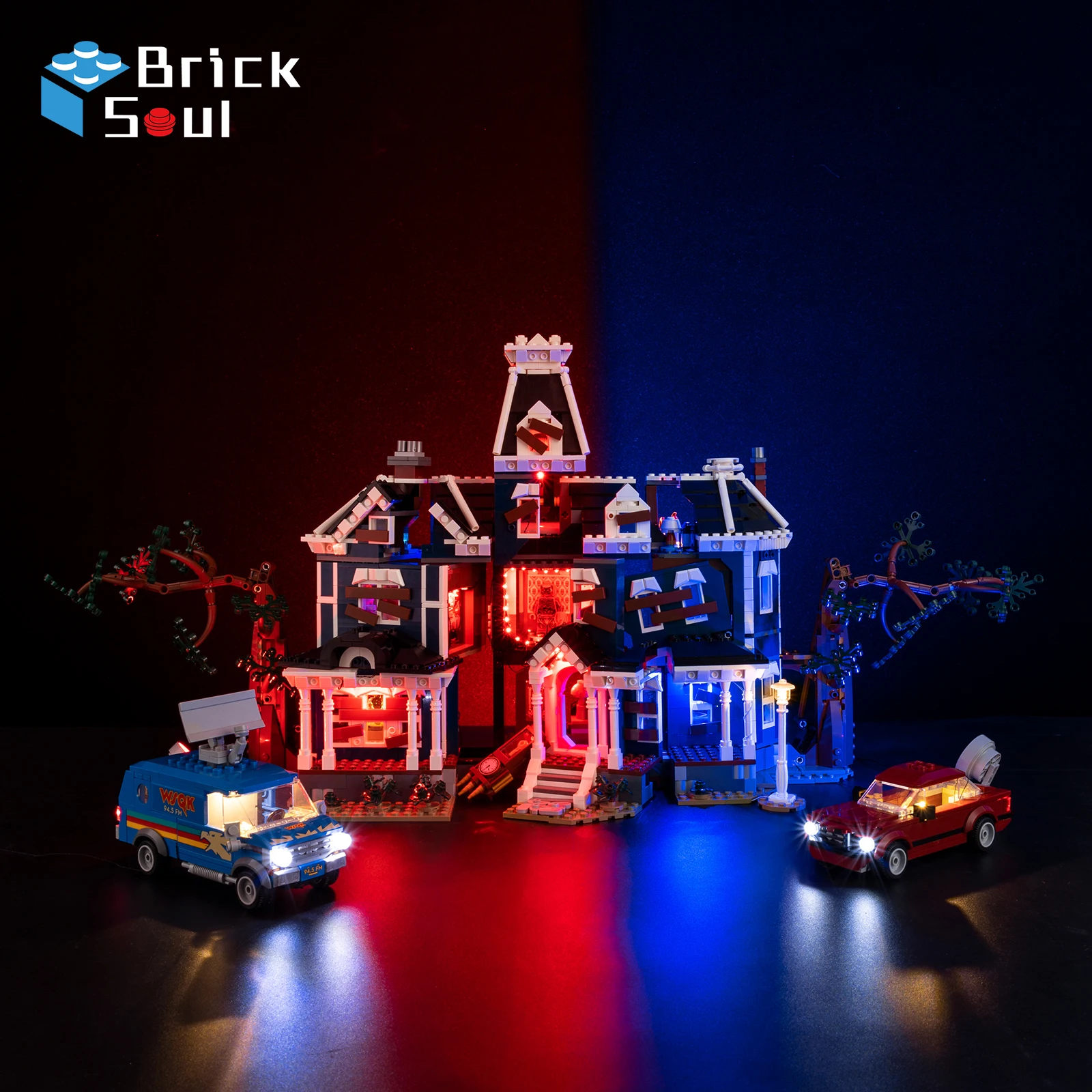 ชุดไฟ LED สำหรับเลโก้ สเตรนเจอร์ ธิงส์: บ้านครีล 11370 รุ่น ชุดของเล่น DIY ไม่รวมตัวต่อ