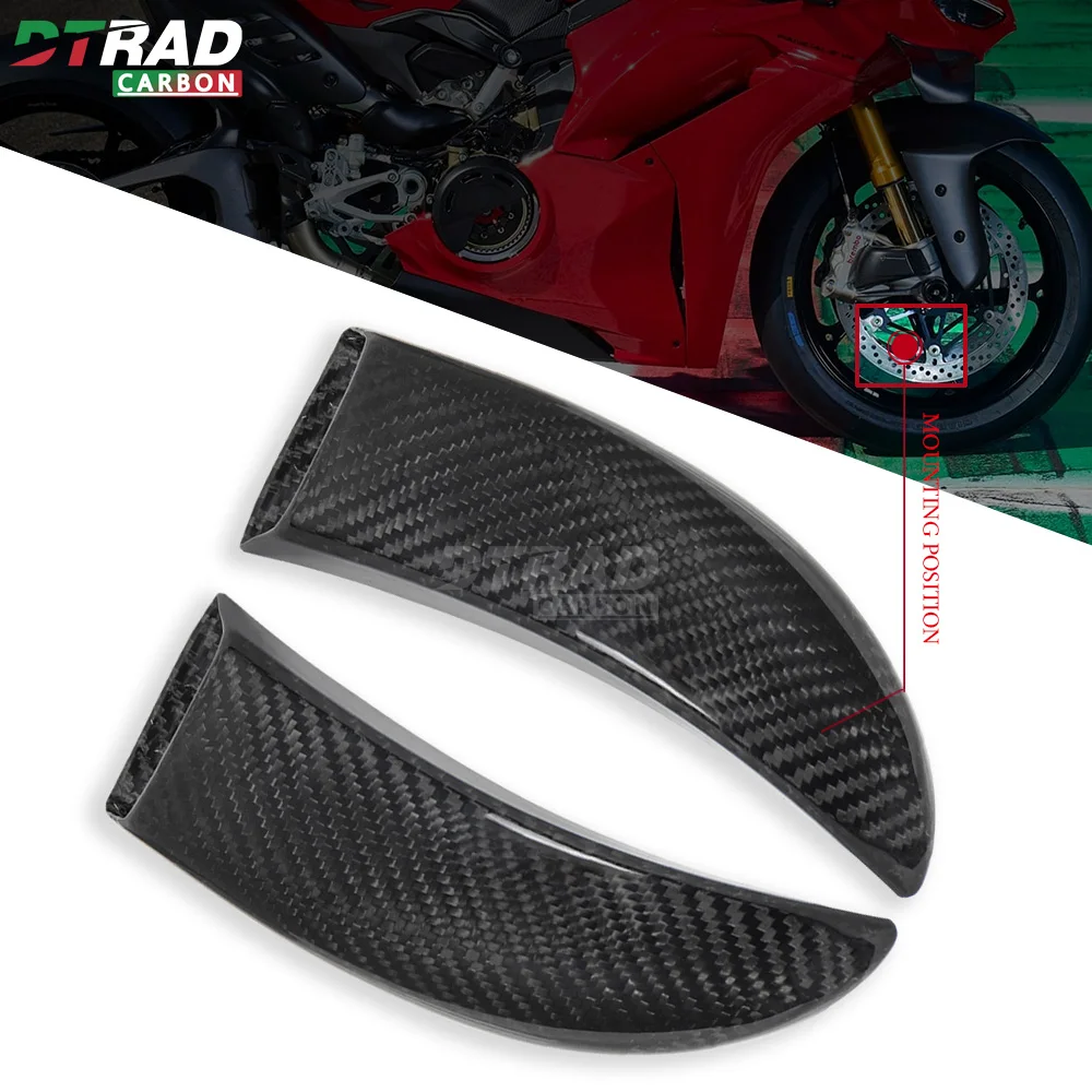 Carbon Fiber Brake Disc Radiator For Ducati Panigale V4 S/R 2025 Caliper radiator deflector Air cooling Accessories moto parts