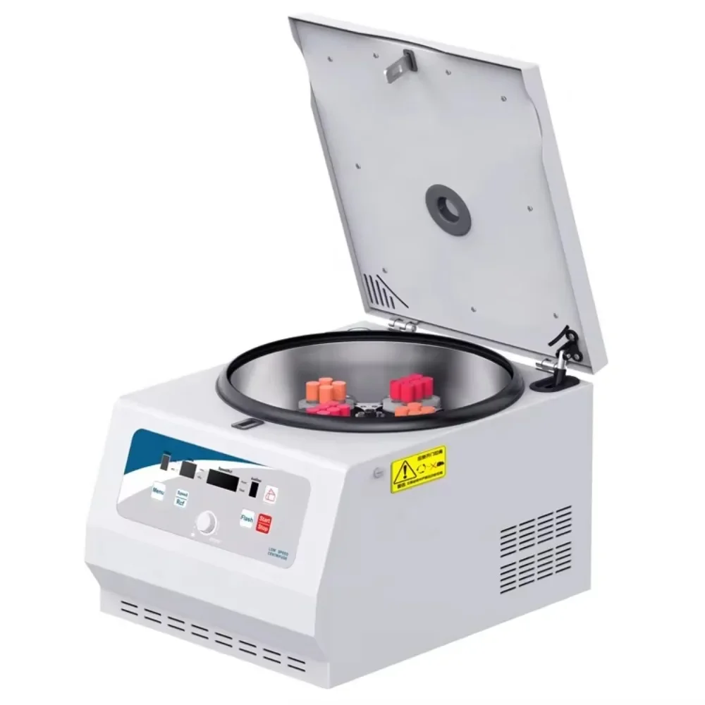 Real time LED display screen air-cooled table horizontal rotor low-speed centrifuge