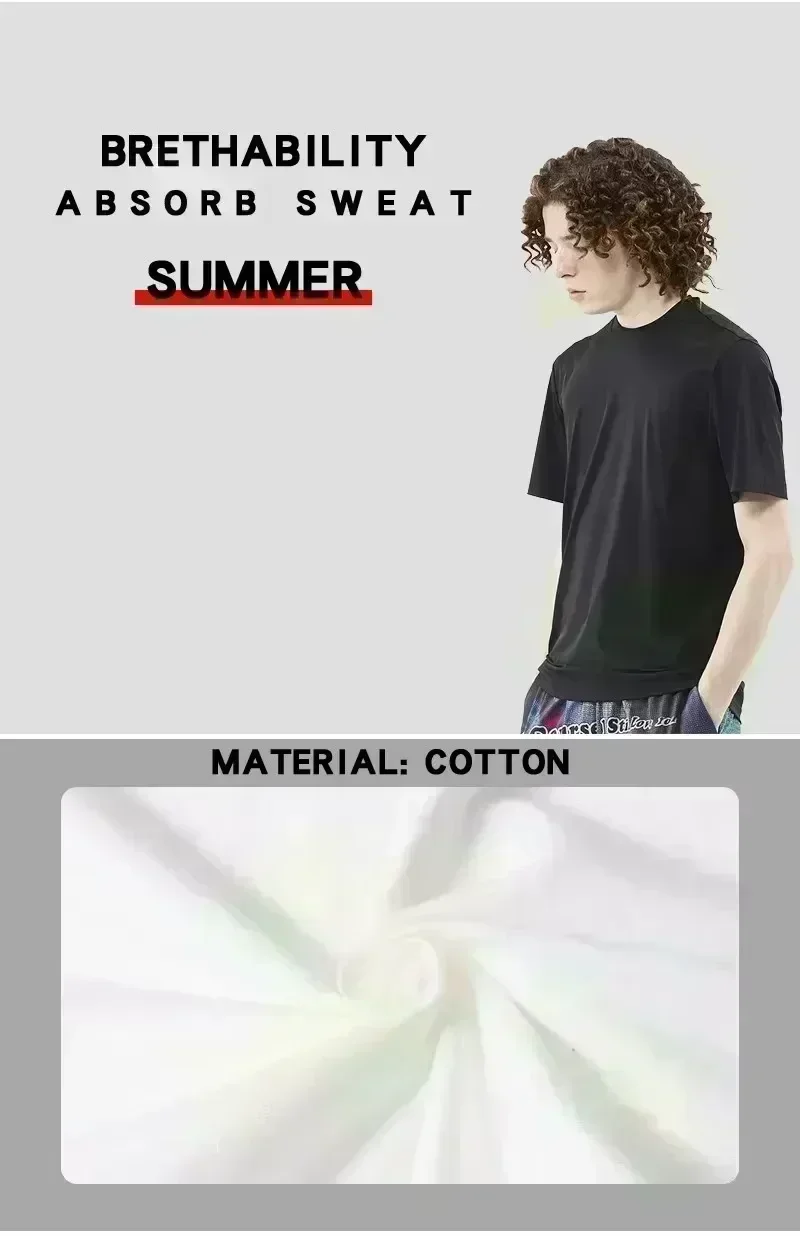 T-Shirt mit amerikanischem Hip-Hop-Charaktermuster - Lässiges und modisches Oversize-T-Shirt - Retro-Herren-T-Shirt – Detail 2
