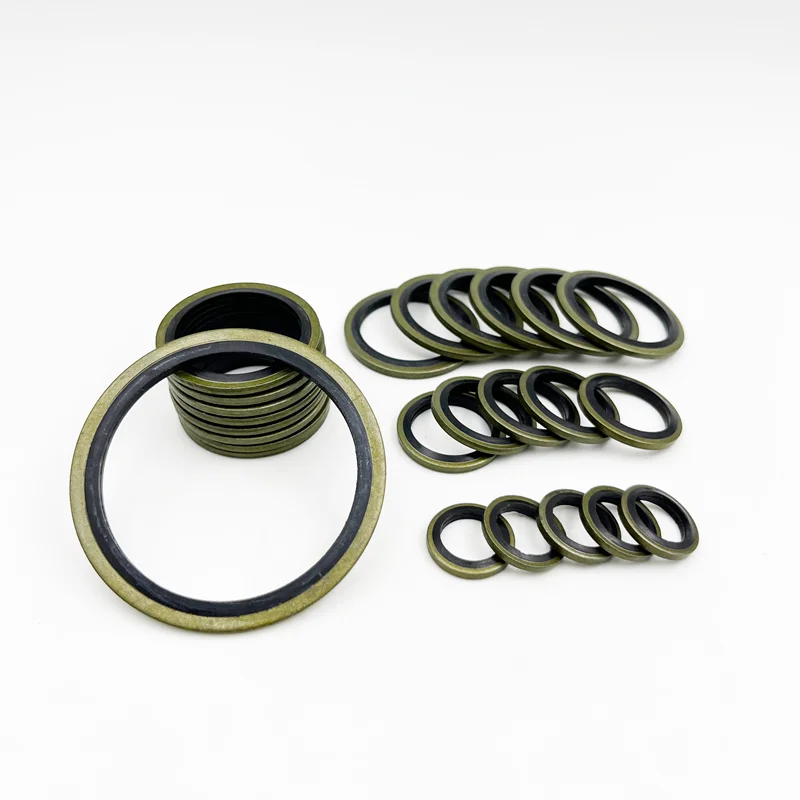 Dichtungsscheibe M5 M6 M8 M10 M12 M14 M16 bis M24 Hochdruck-Hydraulikrohr-Dichtungspad Gummi Metallscheibe NBR Metalldichtung Dichtung Oring – Detail 6