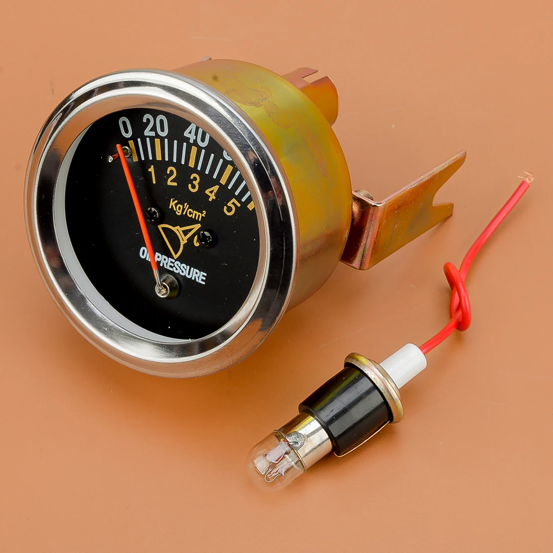 

New 2" 52mm 12V Universal Car Auto Mechanical Oil Pressure Gauge Meter 0-80 PSI