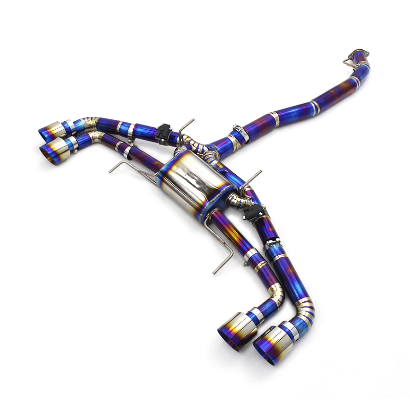 China Factory High Quality Performance Exhaust System Titanium Alloy Exhaust Pipe Catback For Nissan GTR R35 Gtr35