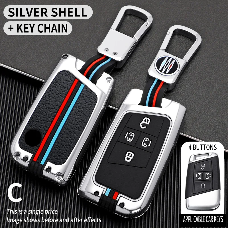 

Car Remote Key Case Cover Shell Fob For VW Volkswagen Passat B8 Tiguan Magotan Golf For Skoda Kodiaq Superb A7 Accessories