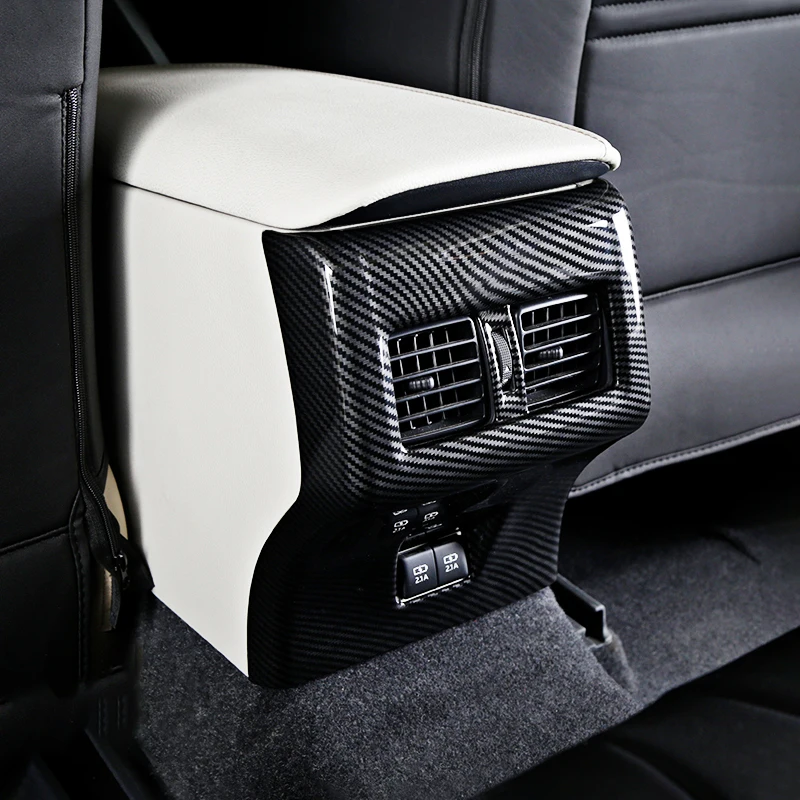 

Для Toyota Camry 70 XV70 2018 2019 2020 2021 2022 2023 Гибридный ABS автомобильный задний вентиляционный отверстие для кондиционера, рамка, накладка, наклейка