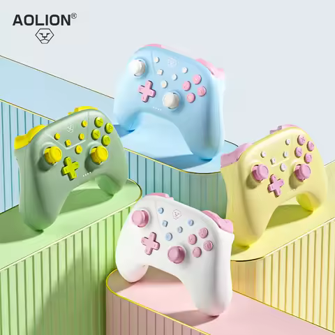 AOLION Bluetooth controller For Switch 2/1/PC/iOS/Android game pro Gamepad support Tubro Function