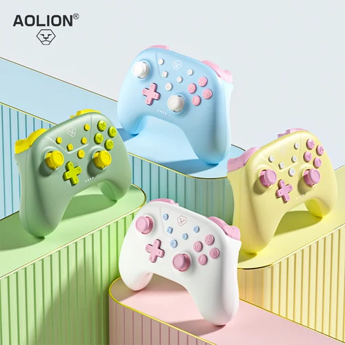 Controlador Bluetooth AOLION para Switch 2/1/PC/iOS/Android game pro Gamepad compatible con función Tubro