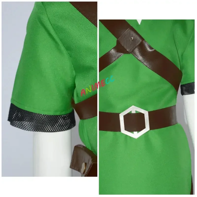 In Stock Link Space Braves Cosplay Costume Green Outfits Halloween Party Uniform for Men