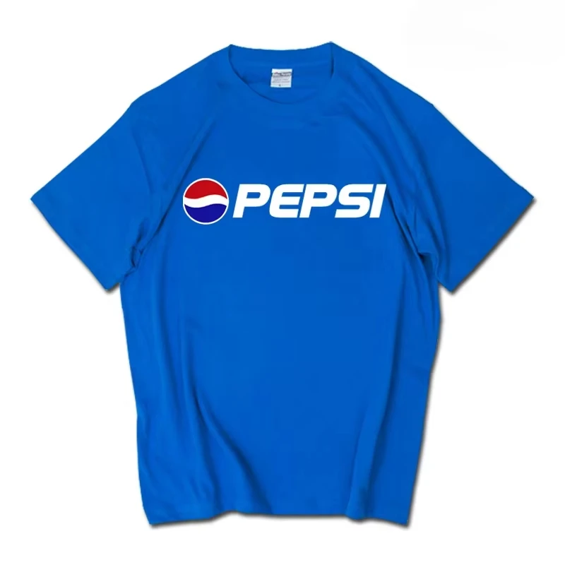 2026 Sommer Neues lässiges INS Pepsi Cola Sprite Coca-Cola Kollaborations-T-Shirt für Männer und Frauen, lockeres Baumwoll-Paar-Kurzarm-Oberteil T-Shirts – Detail 25