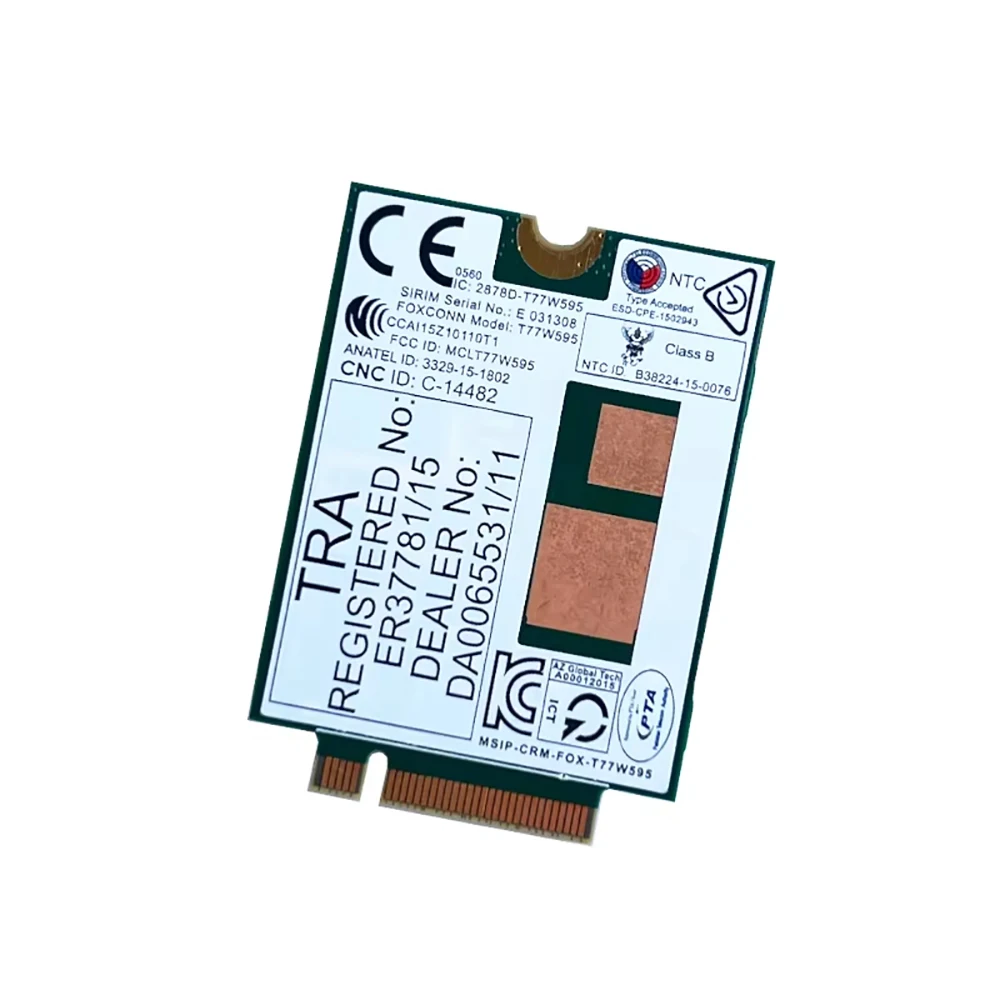 T77W595 LT4120 796927-001 X5 LTE M.2 Module 4G WWAN Card For Elite X2 840 850 G3 640 650 645 G2 Probook 640 645 650 655 725