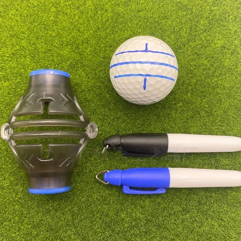 Rotulador giratorio de 360 grados para pelota de Golf, marcador de plantilla, posicionamiento de Putting, importve Putt, herramientas de precisión