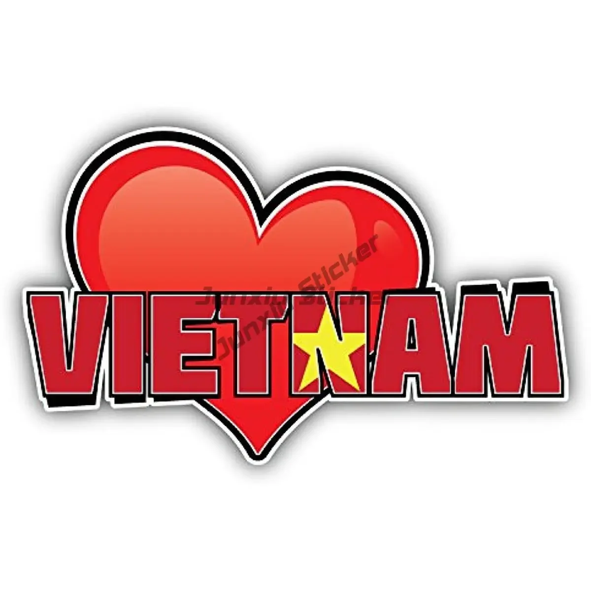 Vietnam Flag Map Badge Sticker for Decorate Car Bicycle Motorcycle Truck Room Helmet Table Room Fridge Van Decal Accessories