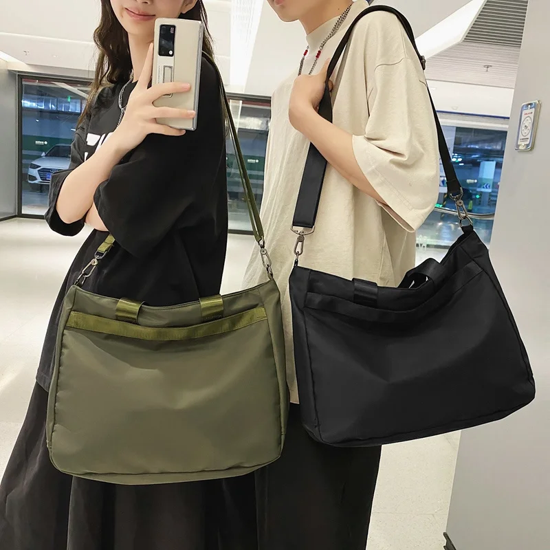 Large Capacity Travel Storage Crossbody Bags 2023 New Fashion Unisex Messenger Bag High Quality Nylon Big Shoulder for Men