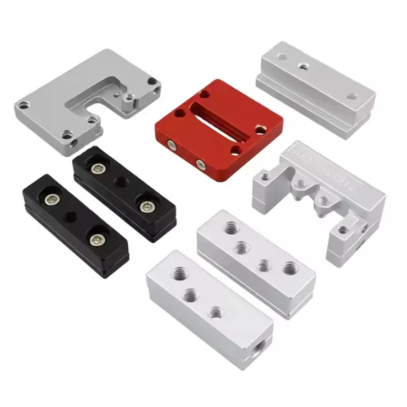 CNC Machining Service Customized Green Anodized Aluminum Alloy Mechanical Frame Parts