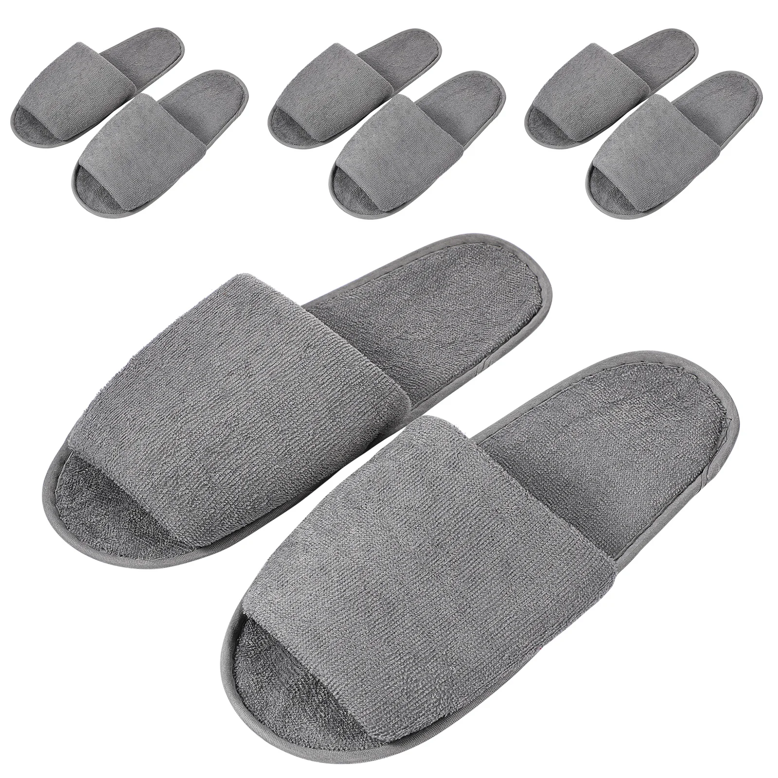 4 Pairs Disposable Travel Foldable Slippers Guest Nonslip Slippers for Home Hotel disposable guest slippers
