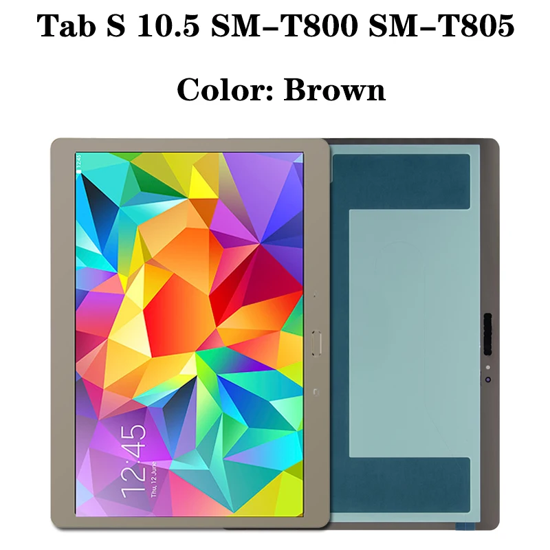 10.5 inch For Samsung Tab S 10.5 SM-T800 LCD Touch Screen Digitizer Assembly For SM-T800 T805 T807 Display Replacment