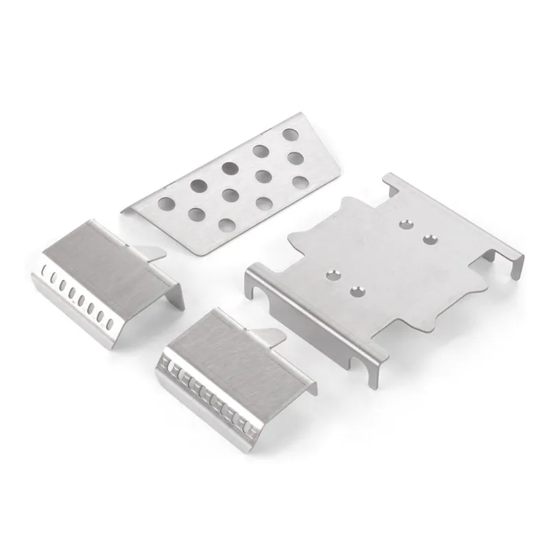 CK5811 アップグレードされたメタルシャーシアーマースキッドプレート、1/7 ラングラークローラー用、RCカー強化された衝突防止保護ガードパーツ