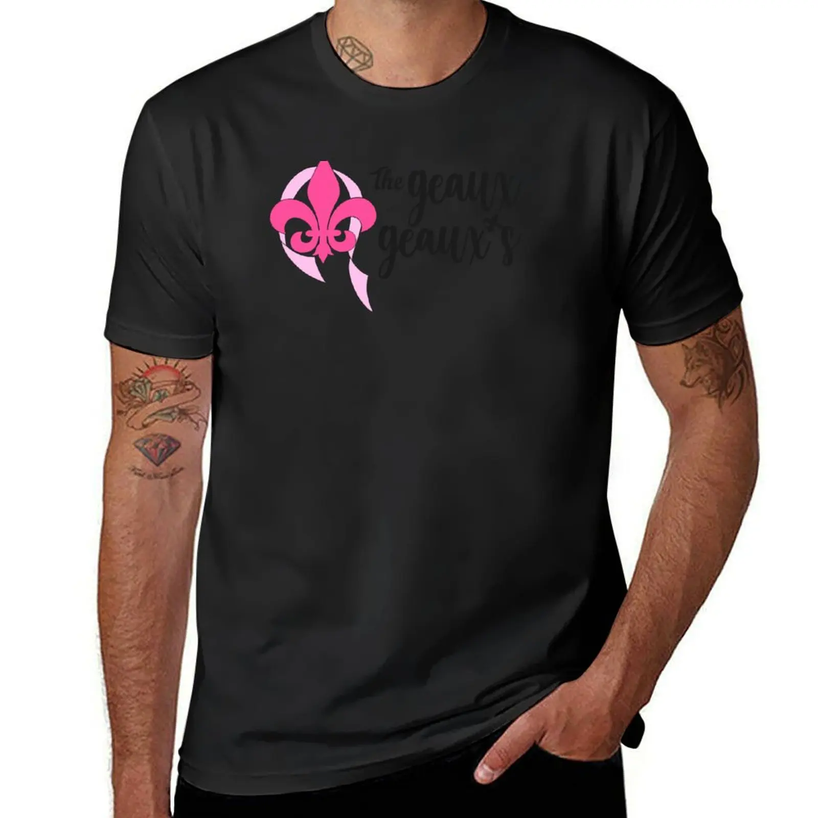 

The Geaux Geaux's (Cursive/Black) T-Shirt graphic shirts man t shirt custom t shirt t shirts for men